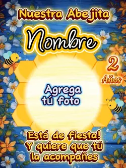 Abejita invitación 
