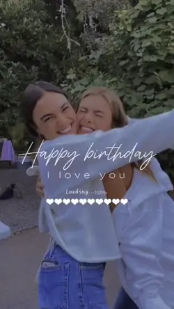 Happy birthday x 