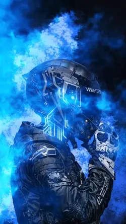 Blue Light&smoke
