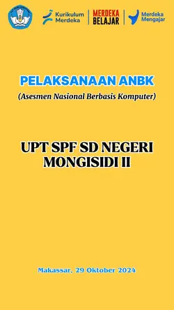 KEGIATAN ANBK SD