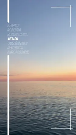 Jeudi semaine 