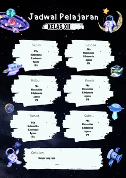 Jadwal Pelajaran