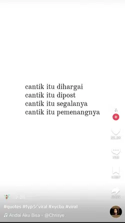 enak ya jadi cantik