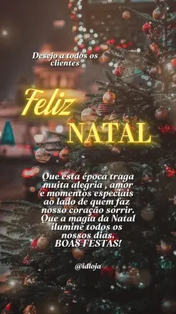 FELIZ NATAL CLIENTE 