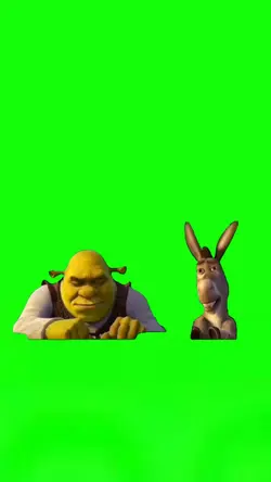 Shrek and donkey