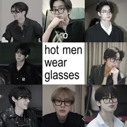 Hot men wear glasses