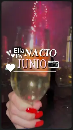 Ella nació en junio