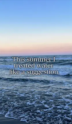 Water as suggestion 
