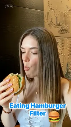 Eating Hamburger Ai