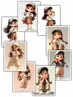 8Pic Aesthetic Frame