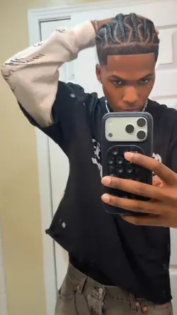 reverse x bw selfie