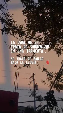 Baila bajo la lluvia