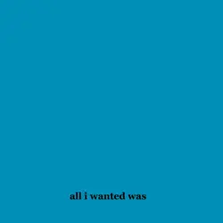 All i wanted was...