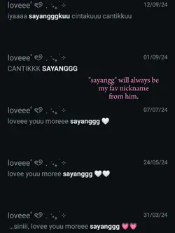 sayang will always 