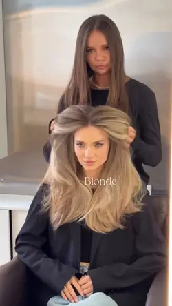 Blonde hair