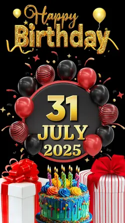 Birthday 31 July