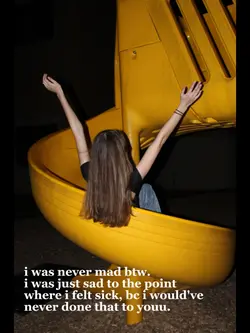 I would never.