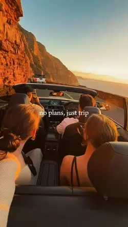 no plans, just trip