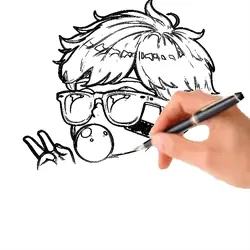 efek sketsa wajah