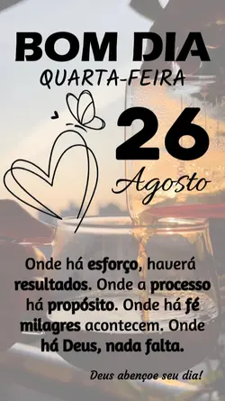 26 DE AGOSTO 2026