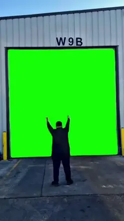 storage Green screen