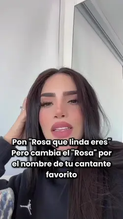 Rosa que linda eres 