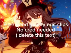 Free Hu Tao clips!