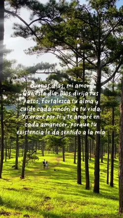 Buenos días, mi amor
