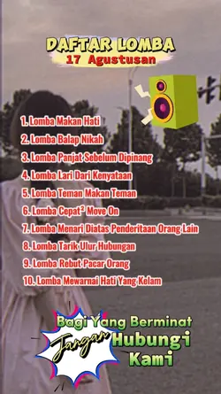 Daftar Lomba 17an
