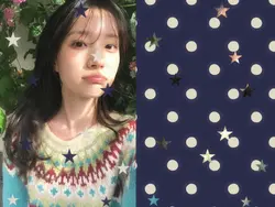 stars dots dark blue