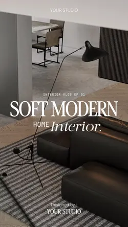 modern vlog interior
