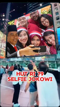 selfie Jokowi HUTRI
