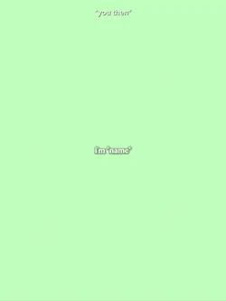 you now