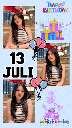 13 Juli Ultah