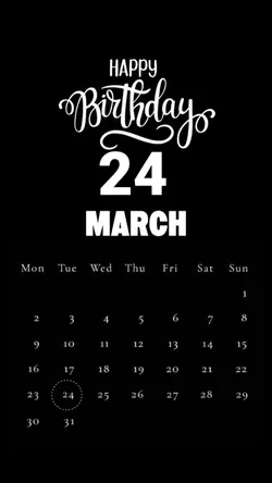 HBD 24 MARCH 2026