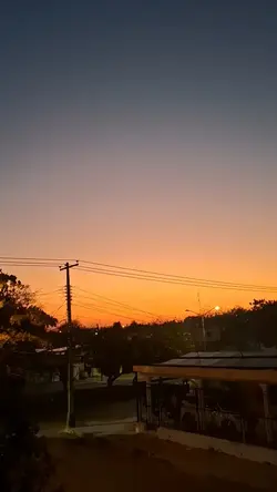 Atardecer.