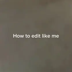 EDIT TUTORIAL 