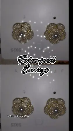 fashion pearl earrin