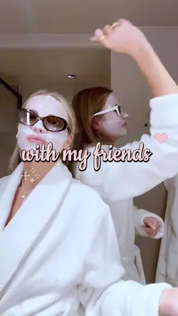 with my friends