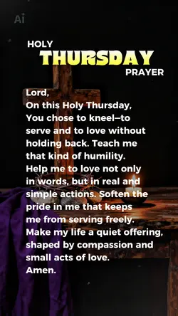 Holy Thursday Prayer
