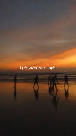 feliz en lo simple