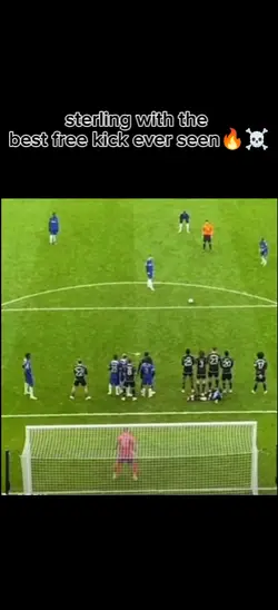 sterling free kick 