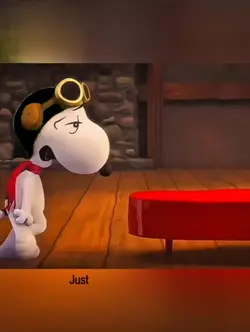Snoopy menangis