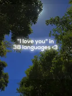 I love you