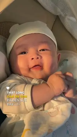 Cảm ơn con đã đến