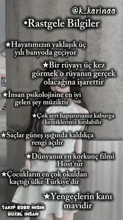 rastgele bilgiler