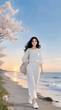Woman trying impress