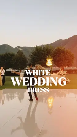white wedding dress 