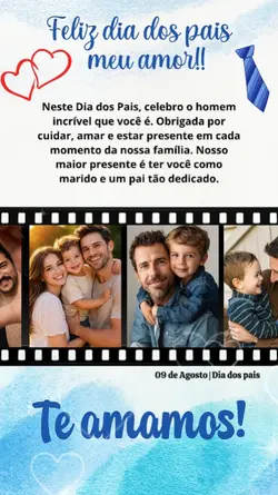 Feliz dia dos pais
