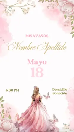 Invitación 15 años 